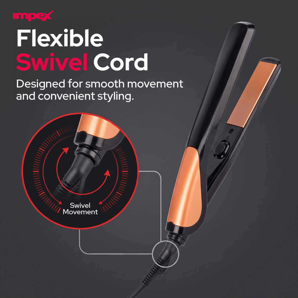 Impex HSK101 – Hair Dryer & Straightener Combo Hair Styler