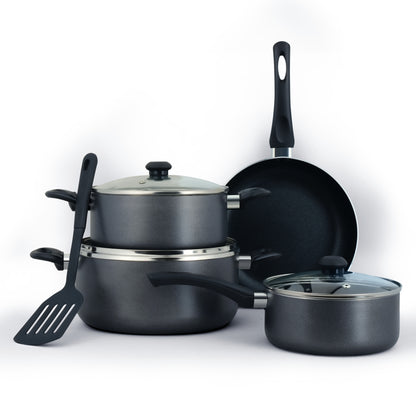 Delici 8-Piece Nonstick Cookware Set NCS8-G | PFOA-Free Aluminium Cookware