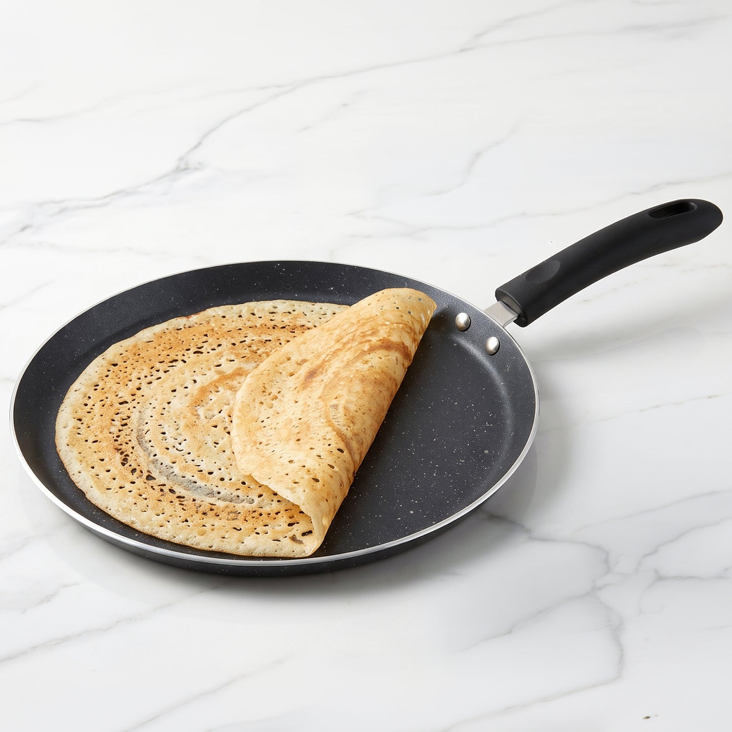 Delici Tawa Pan 26CM (ATP26GE) – Granite Gray Non-Stick | PFOA Free