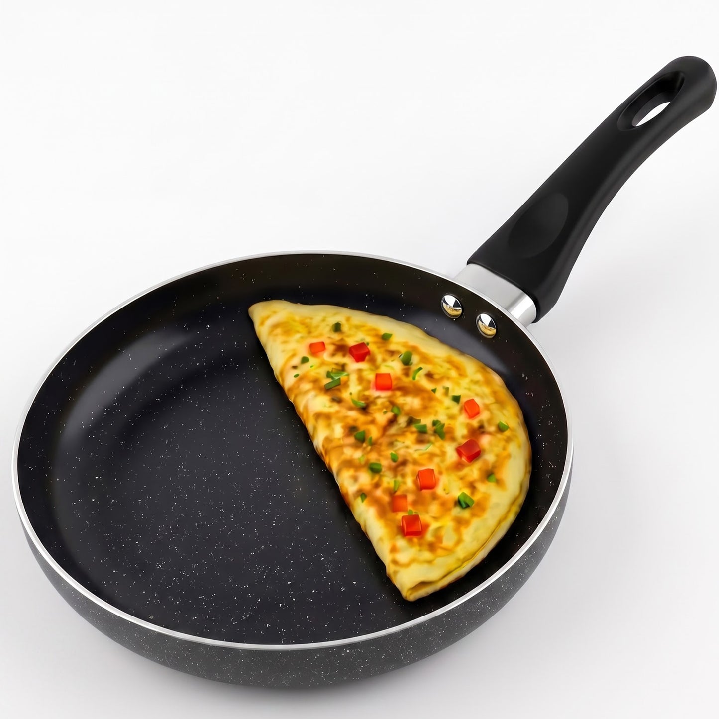 Delici Aluminium Fry Pan 26CM | Granite Gray Non-Stick | AFP26GE