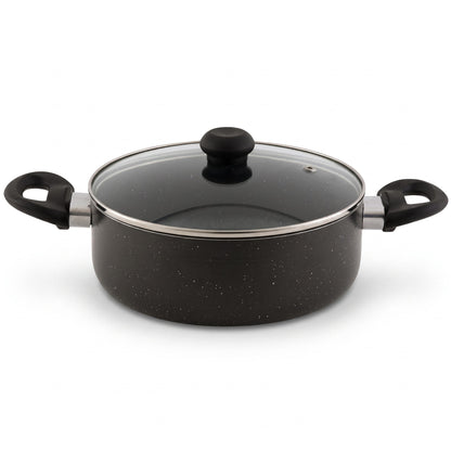 Delici Non-Stick Sauce Pan 24CM (ASP24GE) – Granite Gray | PFOA Free