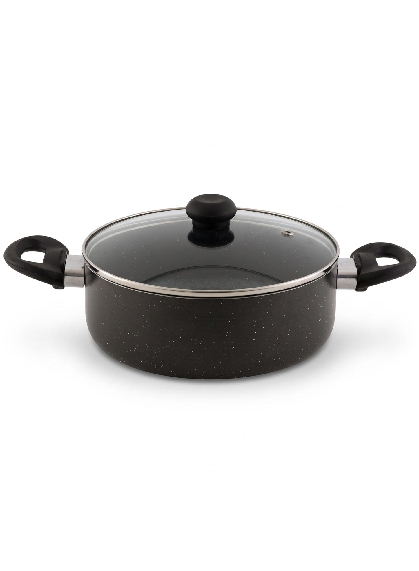 Delici Non-Stick Sauce Pan 28CM (ASP28GE) – Granite Gray | PFOA Free