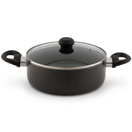 Delici Non-Stick Sauce Pan 30CM (ASP30GE) – Granite Gray | PFOA Free