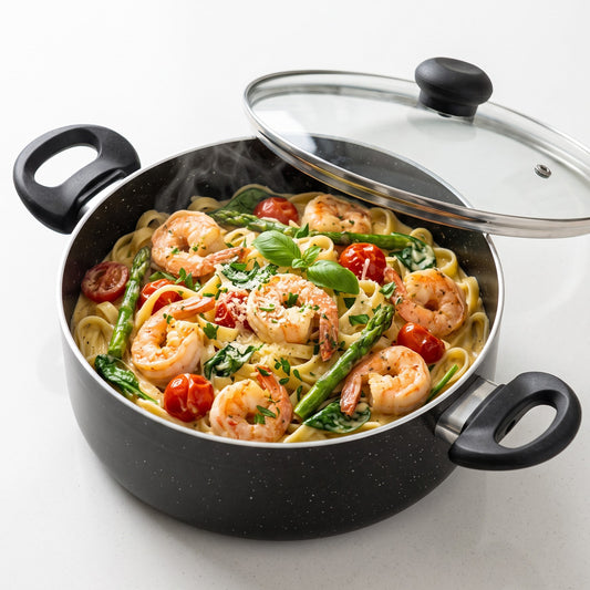 Delici Non-Stick Sauce Pan 30CM (ASP30GE) – Granite Gray | PFOA Free