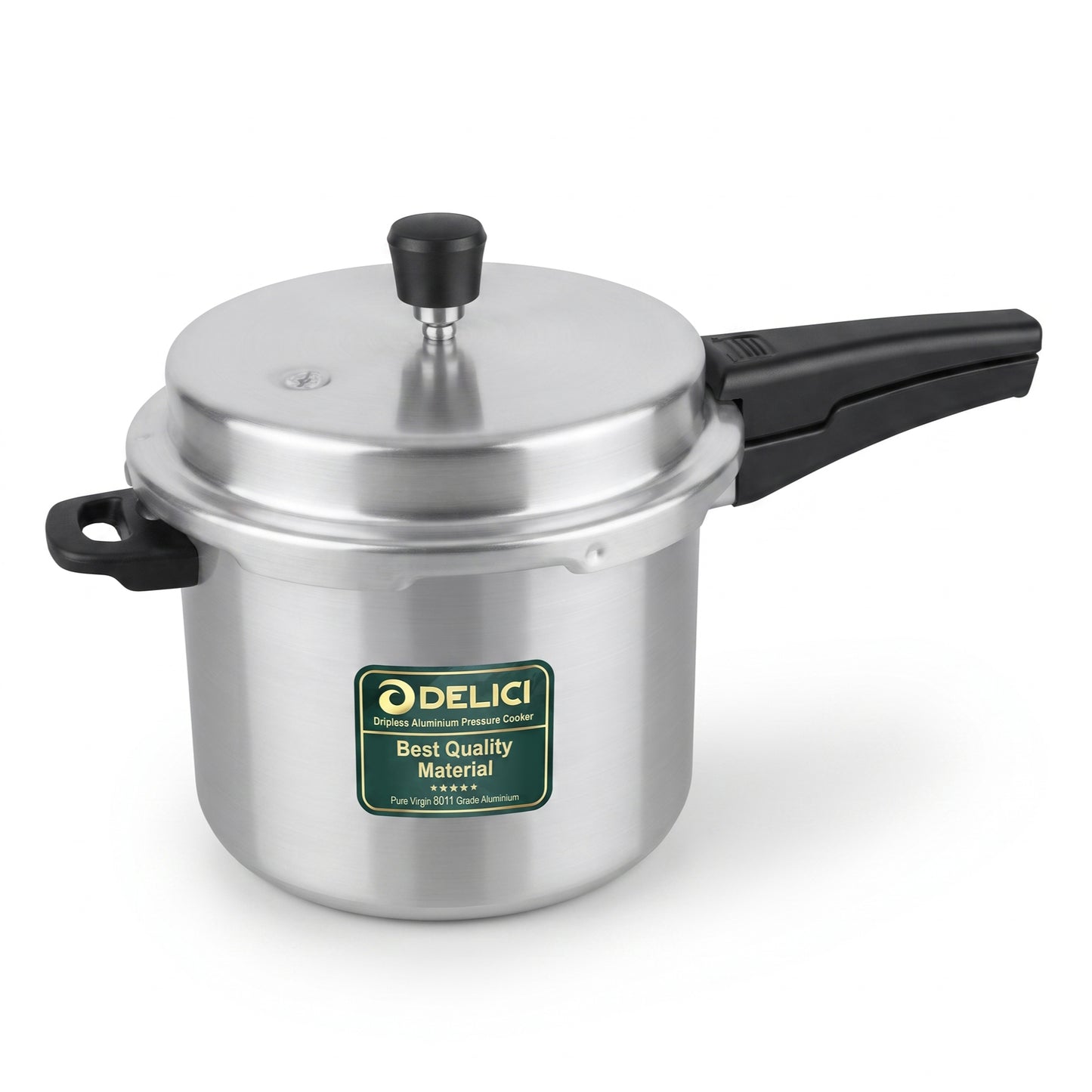 Delici Dripless NIB Pressure Cooker 5 Litre | Induction Base | Lead-Free Valve | ADPC5E