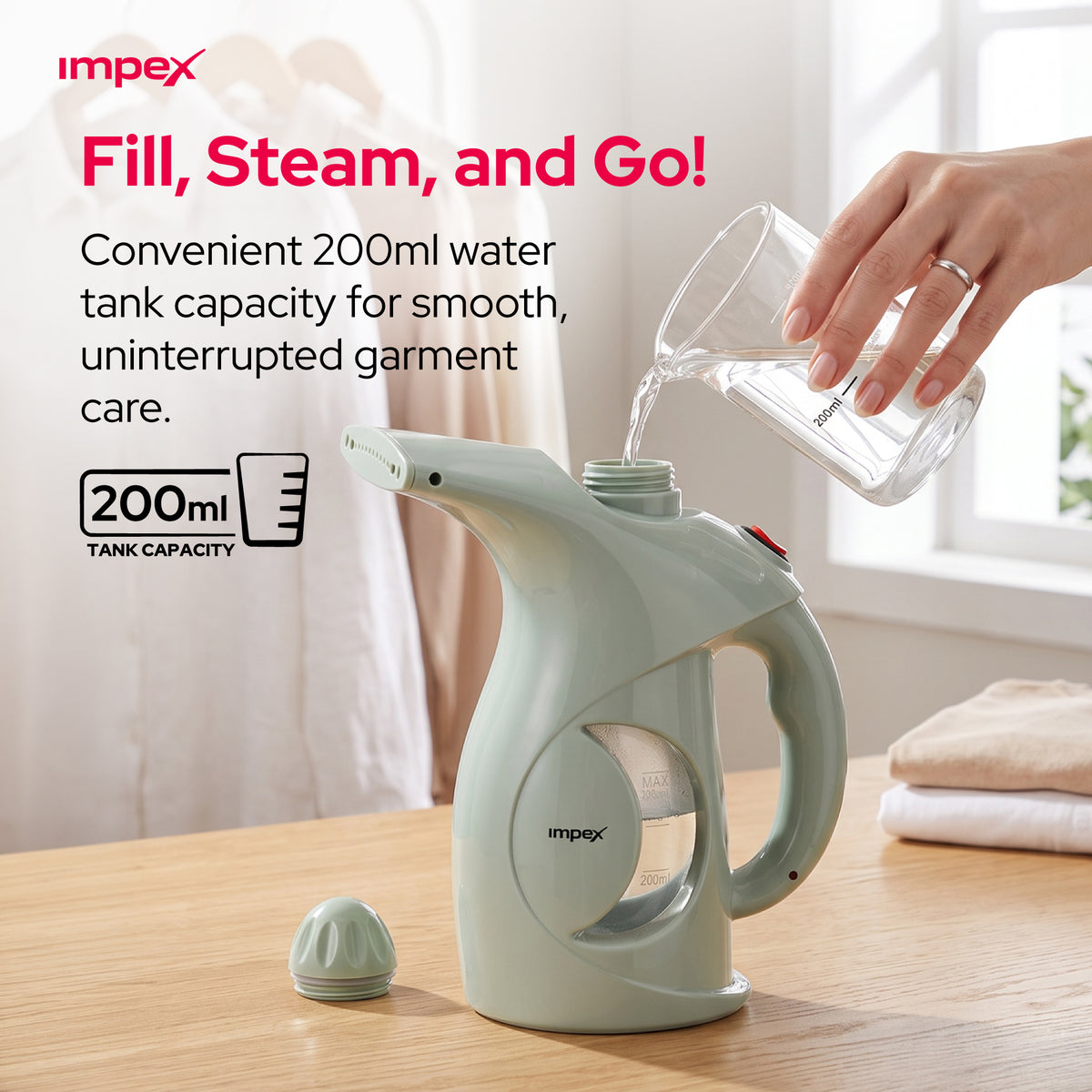 Impex Handheld Garment Steamer (GSM6017)