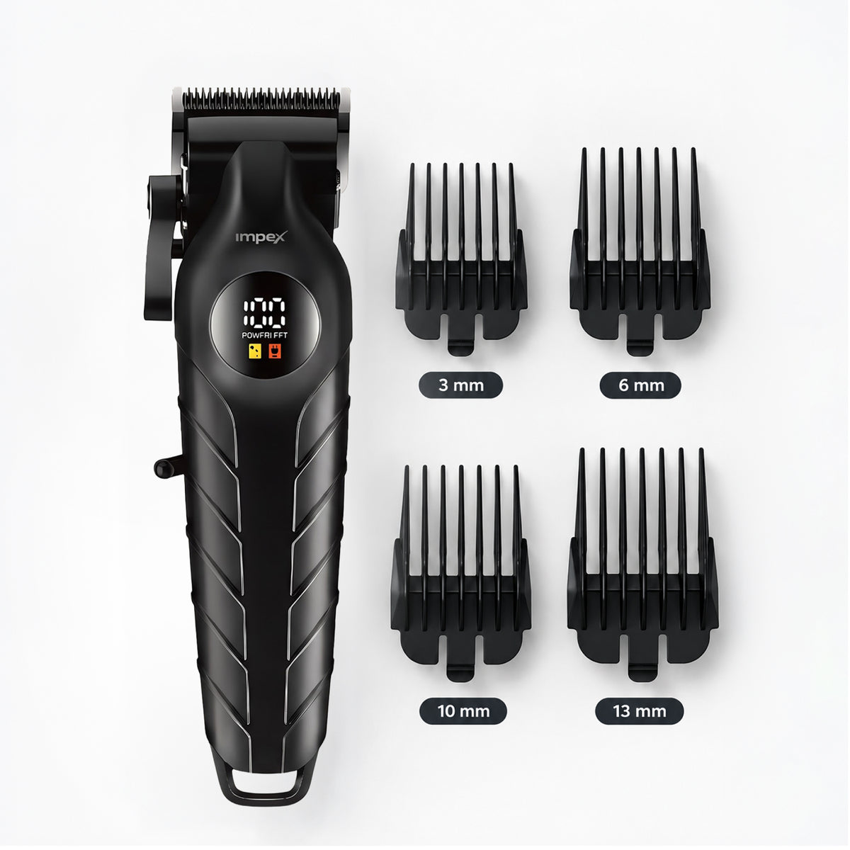 Impex IHC7 – Professional Hair Clipper with LED Display & 2000mAh Battery