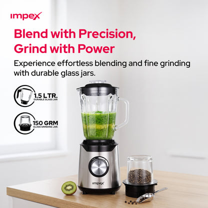 Impex 2-in-1 600W Blender & Ice Crusher (BL-3507)
