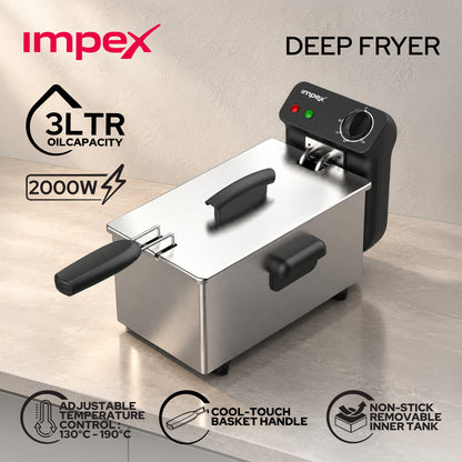 Impex 3 Ltr. Deep Fryer (IDF 1003)