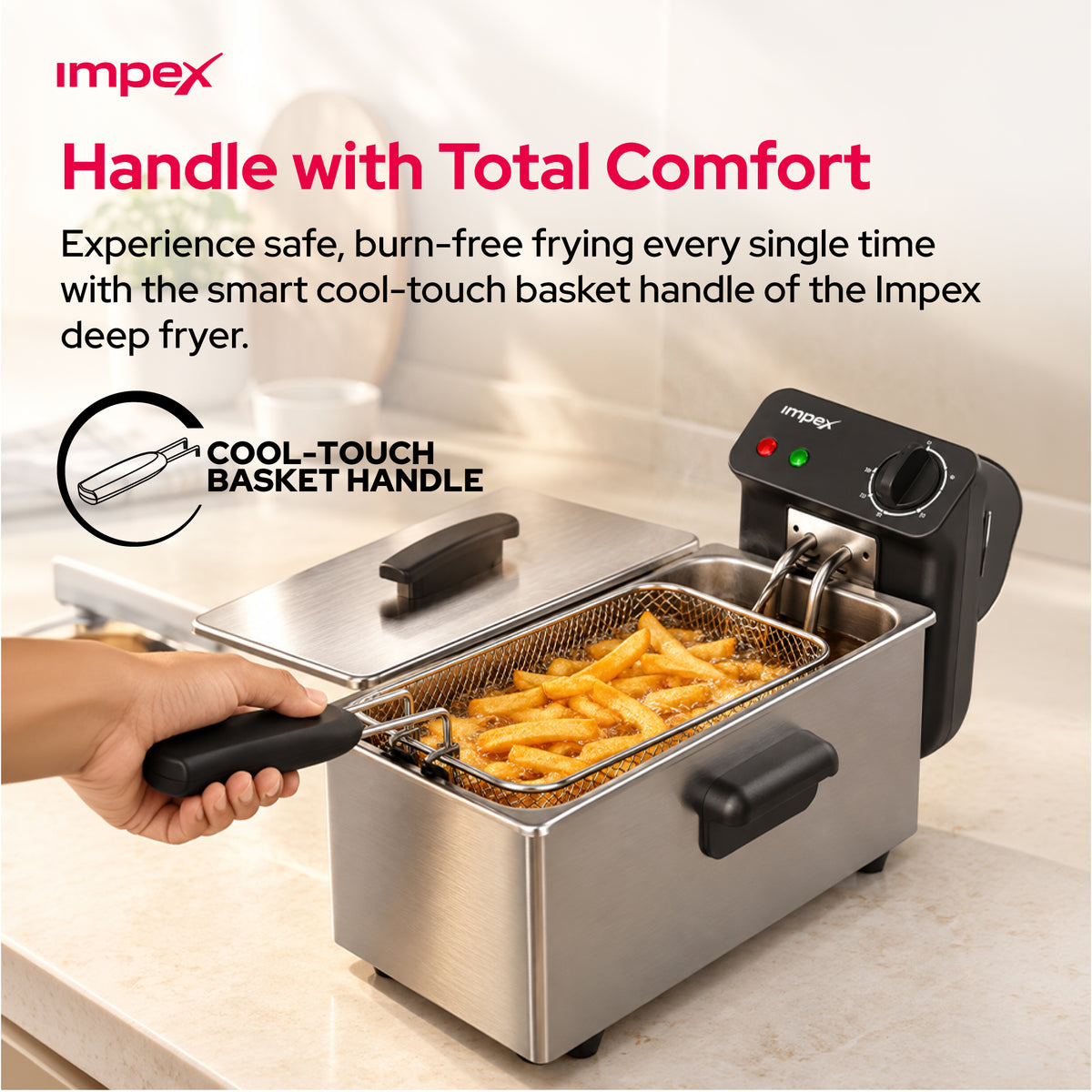 Impex 3 Ltr. Deep Fryer (IDF 1003)