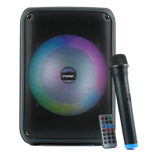 Impex TS-4001 Portable Speaker System – 800W PMPO, Bluetooth, TWS & Wireless Mic