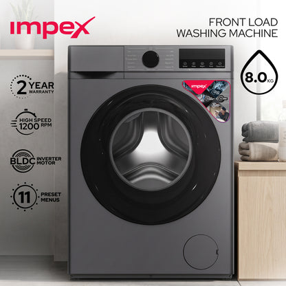 Impex 8Kg Front Load Washing Machine (WM0800FS)