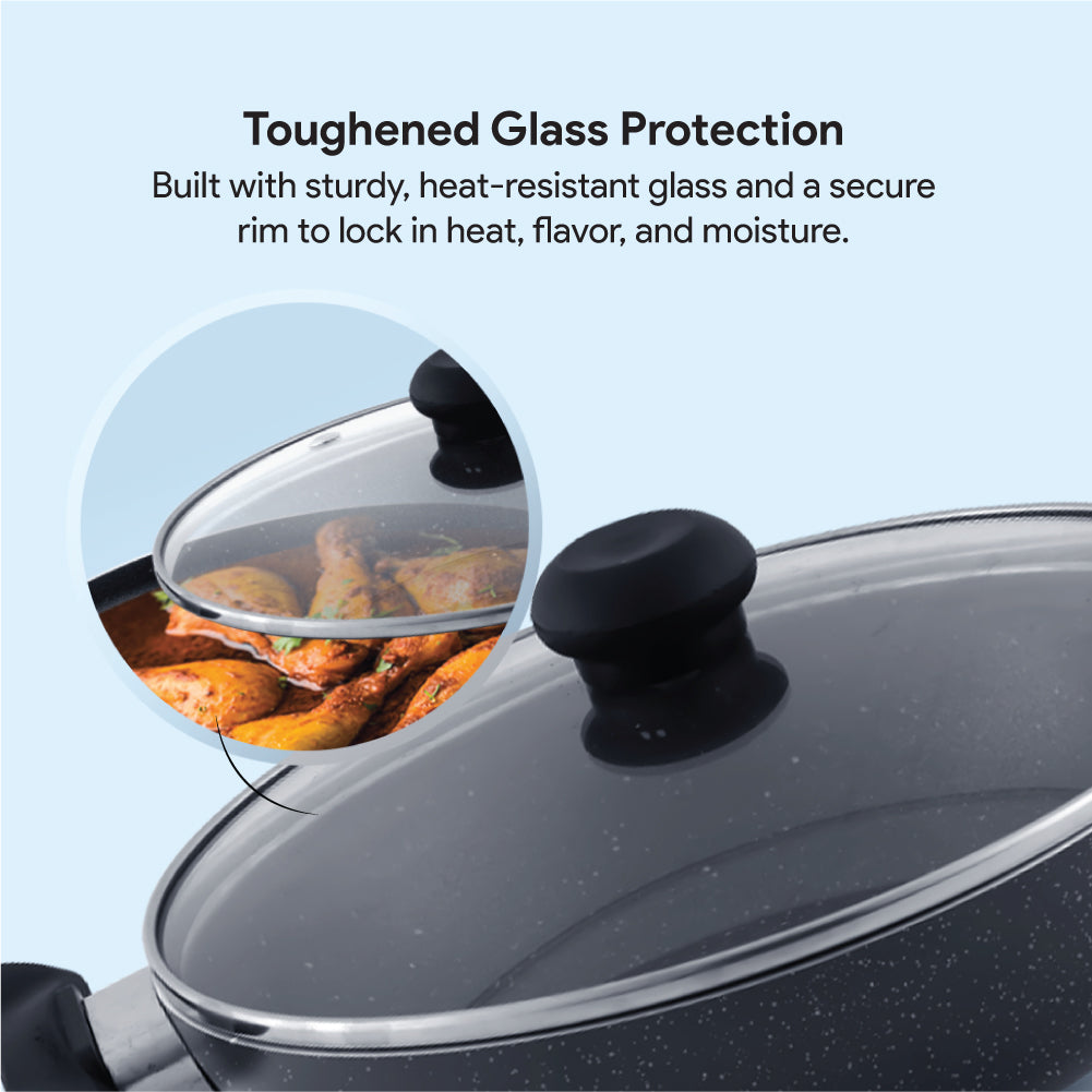 Delici Nonstick Kadai Pan 22cm (AKP22GE)