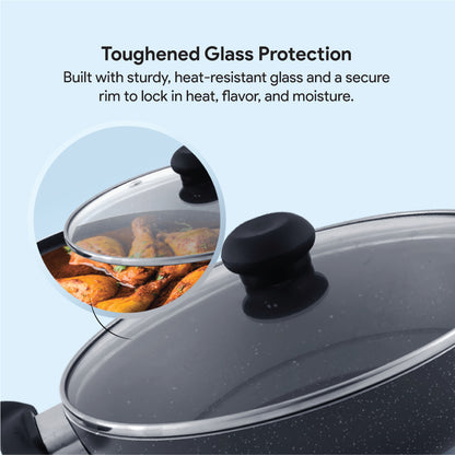 Delici Nonstick Kadai Pan 22cm (AKP22GE)