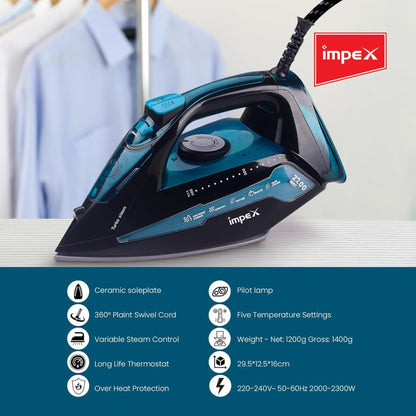 Impex Electric Steam Iron Box (IBS 404)
